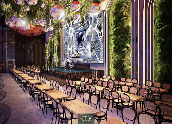 Thiết kế thi công nhà hàng Beer Food Garden