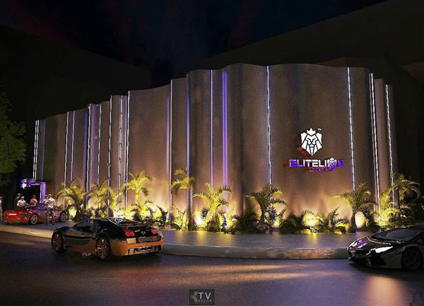 Thiết kế mặt tiền quảng cáo Bar Club