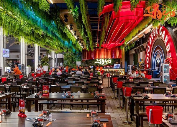 Hình ảnh dự án thiết kế thi công nhà hàng YoYo Garden