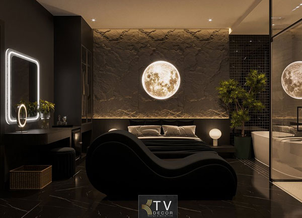 Thiết Kế Thi Công Phòng Khách Sạn Lãng Mạn Với Ánh Sáng Nghệ Thuật