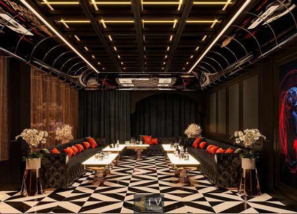 Thiết kế phòng VIP nhà hàng Luxury Dark Glam sang trọng – Đẳng cấp