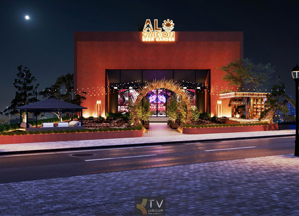 Thiết kế nhà hàng Beer Garden Phú Quốc Kiên Giang ,thi công