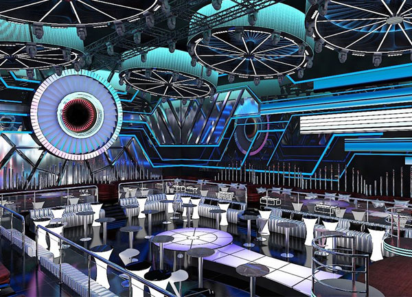 Thiết kế thi công Bar Club xu hướng đẳng cấp – Không gian LED