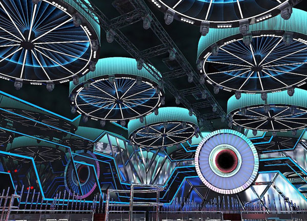 Thiết Kế Bar Club Phong Cách Vũ Trụ – Futuristic Nightclub