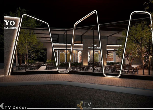 Thiết kế thi công YOYO Beer Garden TP.HCM | Góc tổng thể