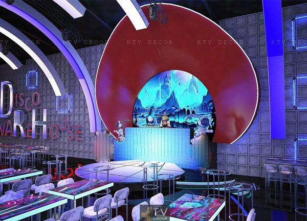 Thiết kế thi công Beer Garden sân khấu DJ hiện đại giải trí đêm đẳng cấp