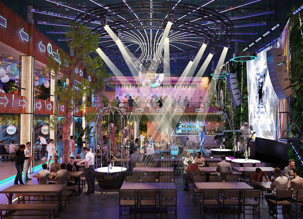 Thiết kế thi công Beer Garden TP.HCM không gian tổng thể