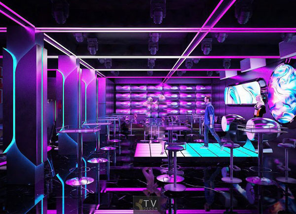 Thiết kế thi công LIGHTING Lounge Bar Xu hướng nightlife hiện đại