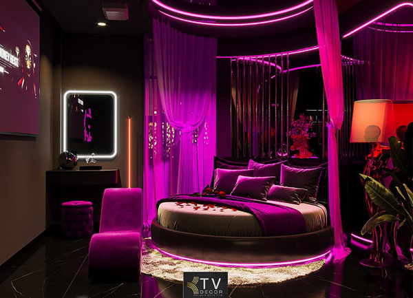 Love Hotel phong cách chủ đề