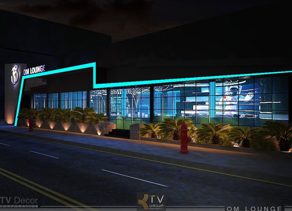 Thiết kế Lounge Bar tại Vũng Tàu | Không gian mặt tiền hiện đại