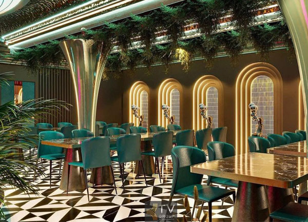 Thiết Kế Thi Công Nhà Hàng Lounge + Beer Food TPHCM | Không Gian Bàn Ăn Cao Cấp