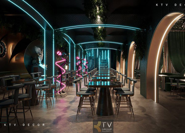 Thiết Kế Nhà Hàng Lounge Beer Food Quận 1 TP.HCM | Hiện Đại & Đẳng Cấp