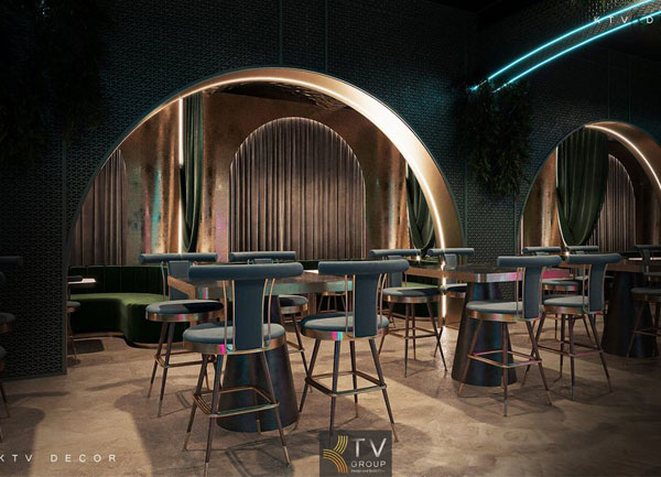 Thiết Kế Nhà Hàng Lounge Beer Food Quận 1 TP.HCM Giải Trí Ẩm Thực