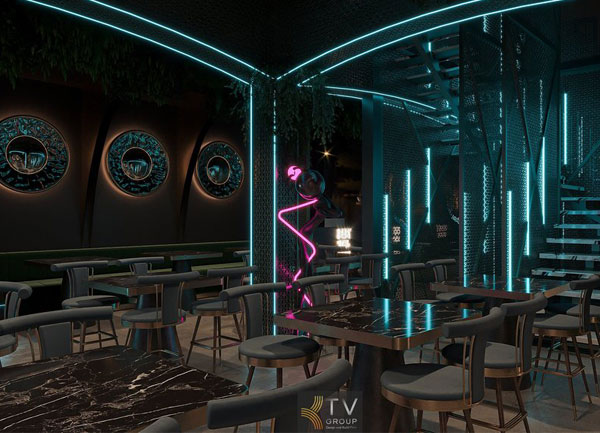 Thiết kế nhà hàng Lounge Beer Food Quận 1 TP.HCM