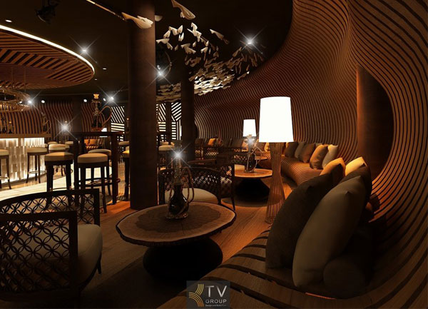 Thiết Kế Thi Công Lounge Bar Hòn Tầm Nha Trang Nightlife Cao Cấp