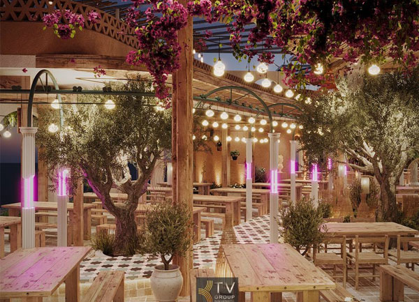 Thiết Kế Nhà Hàng Beer Garden Trần Phú Nha Trang | Không Gian Mở Hơn 1000m²