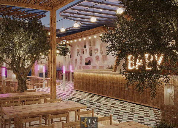 Thiết Kế Nhà Hàng Beer Garden Trần Phú Nha Trang Góc quầy bar