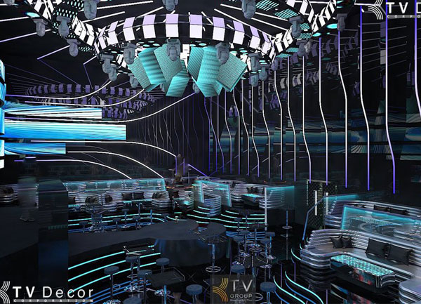 Thiết Kế Thi Công Bar Club Tại Bình Dương Khu Ghế Ngồi Hiện Đại