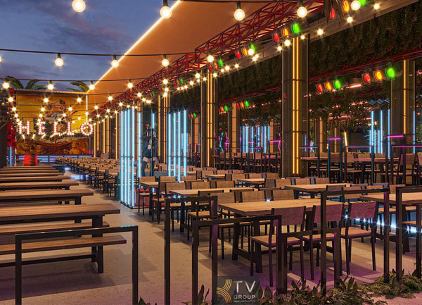 Thiết Kế Beer Garden Phan Thiết Không Gian Ngoài Trời