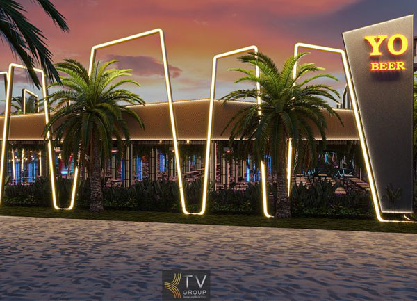 Thiết Kế Beer Garden Phan Thiết Mặt Tiền View Biển Đậm Dấu Ấn Nightlife