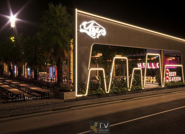 Thiết Kế Thi Công Nhà Hàng YOYO Beer Garden Tại TP.HCM