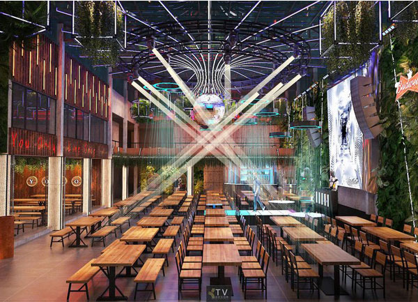 Thiết kế thi công Beer Food Garden tại TPHCM Mô hình ẩm thực giải trí không gian mở