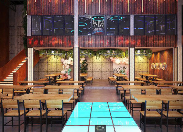 Thiết Kế Thi Công Beer Food Garden TP.HCM | Góc Nhìn Sân Khấu