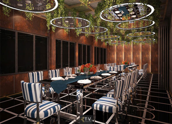 Thiết kế thi công phòng Vip nhà hàng