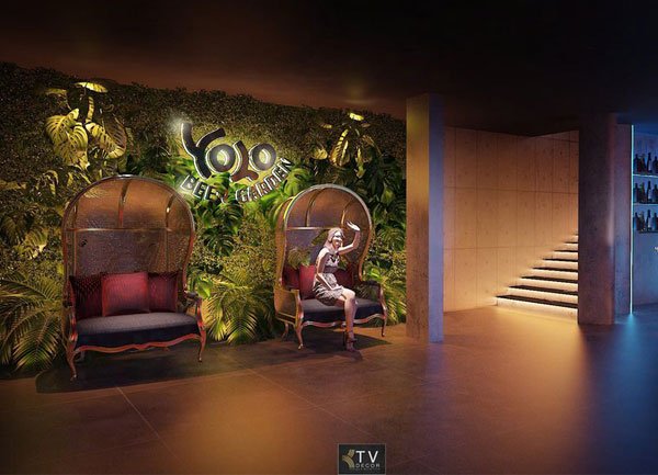 Thiết Kế Thi Công Nhà Hàng Beer Food Garden Tại TP.HCM Không Gian Ghế Chờ Check-In