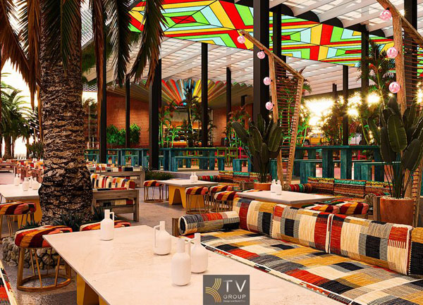 Thiết Kế Nhà Hàng Coco Garden Phong Cách Thái Sân Vườn Nhiệt Đới Kết Hợp Giải Trí