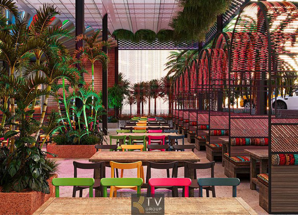 Thiết Kế Nhà Hàng Coco Garden Phong Cách Thái Không Gian Sân Vườn Ấn Tượng