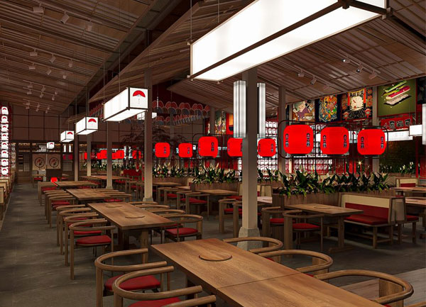 Thiết Kế Nhà Hàng Nhật BBQ Japan Garden | Không Gian Trung Tâm Chuẩn Nhật