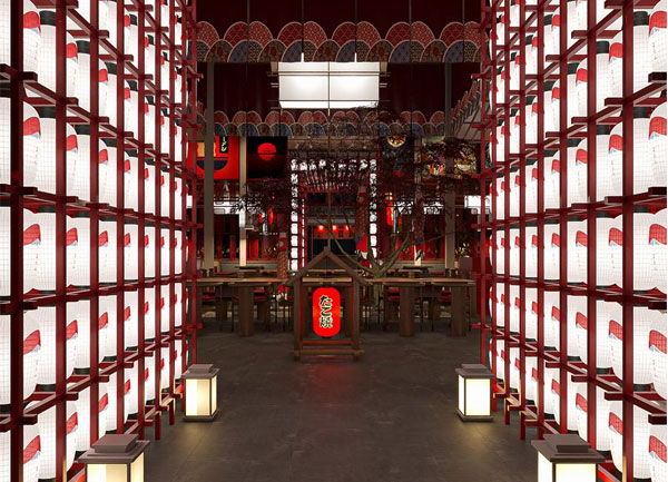 Thiết Kế Nhà Hàng Nhật BBQ Japan Garden | Không Gian Đèn Lồng Chuẩn Xu Hướng