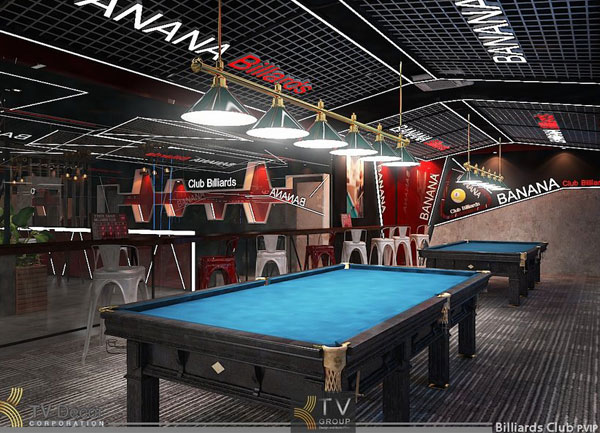 Thiết Kế Thi Công Bida Billiards Chuyên Nghiệp | Không Gian Giải Trí Hiện Đại