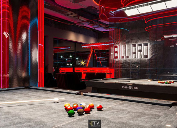Thiết Kế Thi Công Bida Billiards 1000m² Tại TP.HCM | Không Gian Bàn Bida Chuẩn
