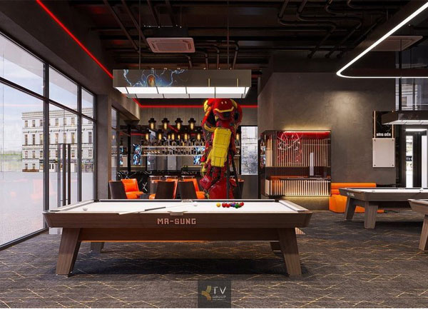 Thiết kế thi công bida billiard hiện đại – NARRA BILLIARDS Bình Thạnh