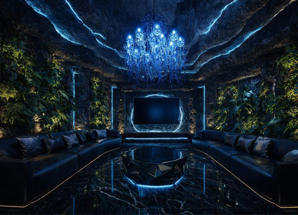 Thiết kế phòng karaoke tại Đồng Nai phong cách hang đá luxury