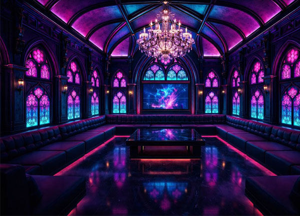 Giá thiết Kế Karaoke Gothic Luxury Sang Trọng Tại Bình Dương