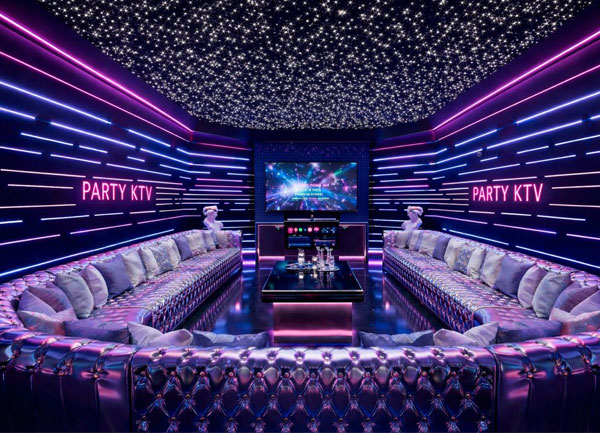 Thiết Kế Karaoke Galaxy Party LED Tại Bình Thuận