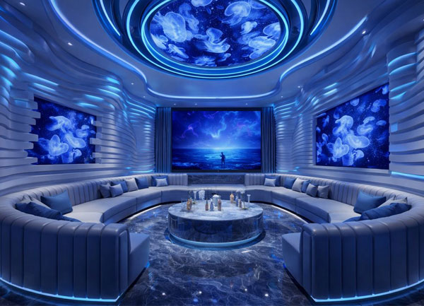 Thiết kế karaoke chủ đề đại dương tại Đà Lạt – Lâm Đồng