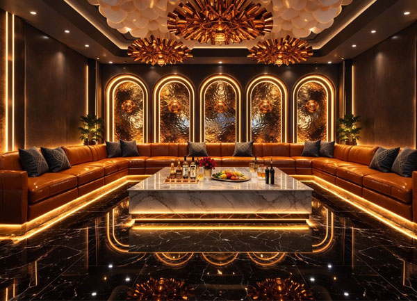 Thiết Kế Karaoke Luxury Gold Tại Kiên Giang | Thi công Karaoke