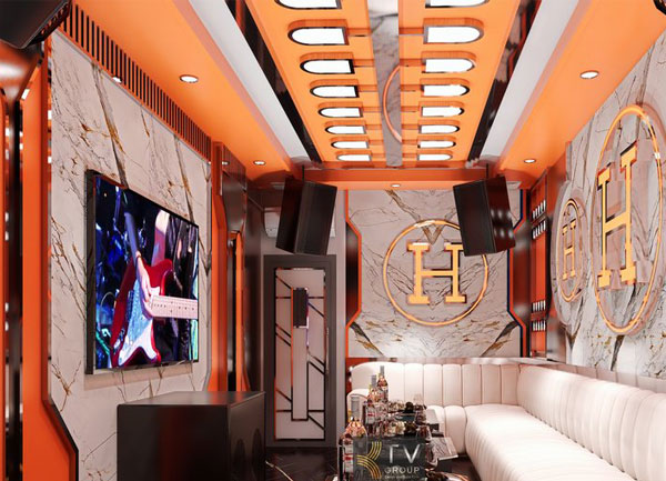 Thiết kế karaoke Hermès Paris luxury tại TP.HCM
