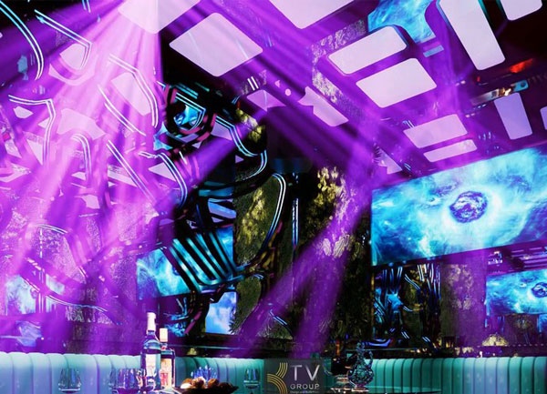 Thi công karaoke tại Biên Hòa Đồng Nai phong cách cyber neon