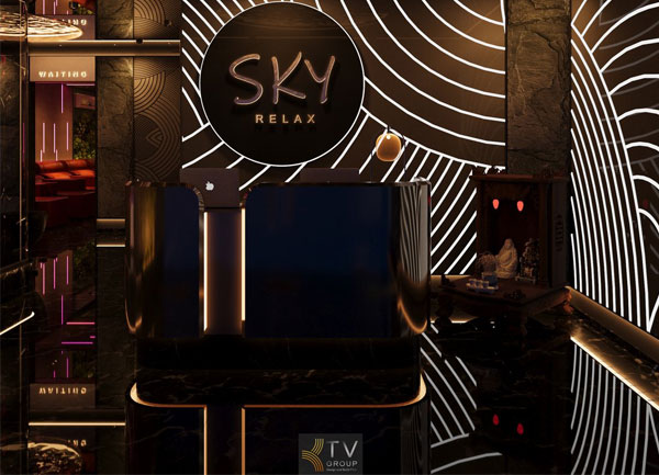 Thiết kế thi công sảnh lễ tân spa massage tại Quận 1 TP.HCM