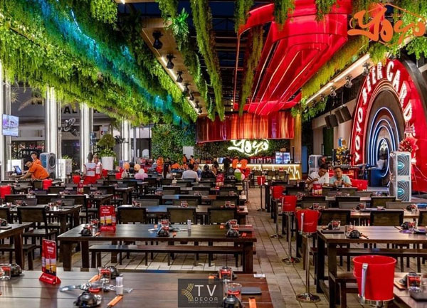 Dự án thiết kế  thi công nhà hàng Yoyo Beer Garden – Không gian chill đậm chất đô thị