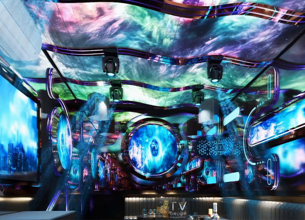 Thi Công Karaoke Đà Nẵng | Thiết Kế KTV Vũ Trụ LED Hiện Đại