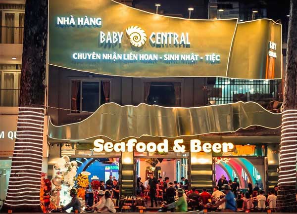 Thiết kế nhà hàng Seafood Beer hiện đại Góc kinh doanh đẹp tại TP.HCM