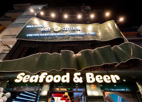 Món ăn ngon đẹp chill tại nhà hàng Seafood Beer tại TPHCM