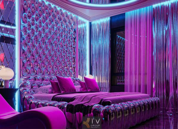 Thiết Kế Thi Công Phòng Khách Sạn Concept Ánh Sáng Hiện Đại