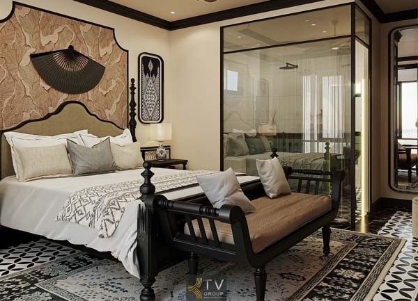 Thiết kế khách sạn phong cách Nhật hiện đại | Thi công trọn gói KTV Group